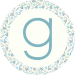 Blue Floral Media Icon - Goodreads